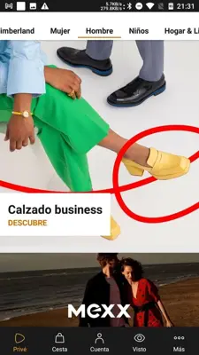 Zalando Privé android App screenshot 0