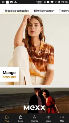 Zalando Privé android App screenshot 5